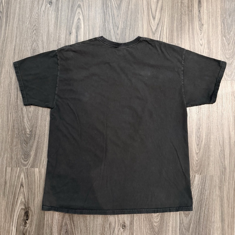Vintage The Punisher Marvel T-Shirt Promo THQ PS2 Xbox Size XL 2004 Black Faded - Picture 3 of 8